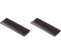 MagFlex® Lite 120 mm de long x 40 mm de large étiquettes magnétiques souples - blanc brillant surface effaçable à sec (10 feuilles) (Lot de 2)