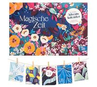 Magic Garden Seeds Calendrier de l’Avent bio L’ivresse des fleurs sauvages | 24 sachets de graines de fleurs bio reproductibles • Fleurs sauvages, annuelles et vivaces • Poster et calendrier de semis