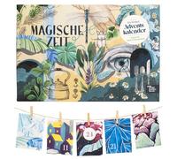 Magic Garden Seeds Calendrier de l’Avent bio Monde merveilleux des herbes | 24 sachets de graines d’herbes bio reproductibles • Herbes culinaires, sauvages, médicinales et à tisane • Poster inclus
