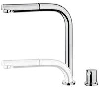 Magic mitigeur évier chromé escamotable extractible 2 trous 'spécial fenêtre' Essebagno