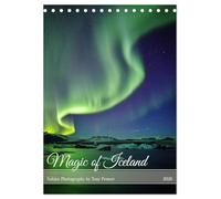 Magic of Iceland - Nature Photography Calendrier de table 2026 DIN A5 haut - Calendrier mensuel CALVENDO