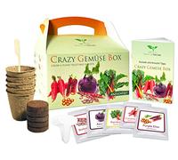Magic of Nature Crazy Box de Légumes - Kit de Culture de Graines - 5 Variétés Folles de Légumes à Cultiver Soi-Même ou à Offrir