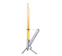 MAGIC SELECT Kit Pellet Torch, Tube en Verre avec 128,5 cm Cheminèe de Jardin Exrèrieur pour Terrasse, Jardin, Patio et Balcon. Fontaine à feu d'Ambiance.