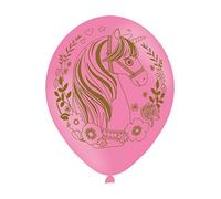 Amscan – Ballons en latex Magical Unicorn – Rose – 11"/25 cm – Lot de 6
