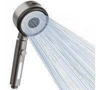 Magichome Pommeau de douche avec filtre, 6 modes de pulvérisation, tête de douche rotative à 360° et bouton de pause ON/OFF, élimine le chlore et les impuretés pour le soin de la peau et des cheveux