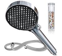 Magichome Pommeau de Douche avec Filtre Economie Deau, Pommeau Douche Anti Calcaire Haute Pression, Douchette Douche Salle de Bain à Effet Pluie avec 6 Types de Jets
