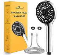 Magichome Pommeau de douche et tuyau 2 m, pommeau de douche haute pression avec 5 modes, pommeau de douche universel pour basse pression d'eau