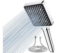 Magichome Pommeau de douche haute pression avec 6 modes, pommeau de douche avec Tuyau 1,5 m, pommeau de douche universel à main pour faible pression d'eau
