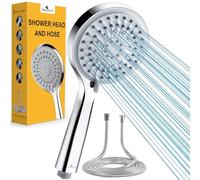 Magichome Pommeau de douche haute pression et tuyau, pommeau de douche à 5 modes de pulvérisation avec tuyau de 1,5 m