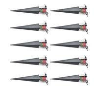 MAGICLULU 10 Pcs Sacs De Bouquet De Fleurs Roses Simples Boîte- De Fleur Cône Clair D'emballage De Fleurs Manches De Fleurs D'amour Fournitures De Fleuriste Pour La Saint Valentin