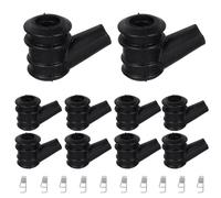 MAGICLULU 10 Pièces Capuchon de Bougie Haute Pression pour Tronçonneuse, | Ressort Intégré et Circlip, Design Compact pour Allumage Rapide, Usage Extérieur et Bûcheronnage
