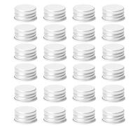 MAGICLULU 100 Pièces Bouchons à Visser pour Bouteilles en Verre 18mm en Aluminium