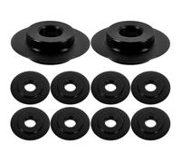 MAGICLULU 10pcs Roues de Coupe pour Coupe-tube en Hss Noir, Lames Précises et Polyvalentes, Remplacement pour Outils de Plomberie Professionnels