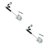 MAGICLULU 2 Pièces 3 1 goupillon brosse pour tube à essai brosse à carreaux cleaning brush kit nettoyage nettoyeur de paille Pendable ensemble de 3 pièces tasse boule de nettoyage