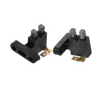 MAGICLULU 2 Pièces Ensemble Balai de Charbon Générateur à Gaz 190f | Remplacement Direct pour Moteurs Agricoles 5 à 8 Kw, Usage en Réparation Terrain, Nylon et Cuivre