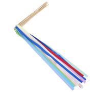 MAGICLULU 20 Pièces Baguette de Fée Élégante pour Événements Festifs avec Poignée en Bois Artisanale et Clochette Dorée, Décor Vibrant et Non Décolorant pour Mariées et Garçon et Filles