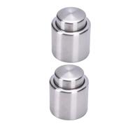 MAGICLULU 2pièces Bouchon De Bouteille Vin Inox Stoppeur à Pression Hermétique Conservation Boissons Compatible Bouteilles Bière Vin Vinaigre Cadeau Amateur