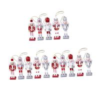 MAGICLULU 3 Ensembles Pendentif Casse-Noisette Décoration De Bureau De Noël Casse-Noisette Guirlande De Noël Guirlandes Autocollants De Casse-Te ES Lumineuses 5 pièces * 3