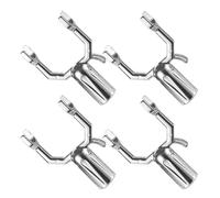 MAGICLULU 4 Pièces Béquille d'arbre Fruitier en Alliage D'aluminium, pour | Argenté, Compatible Tige de 19mm, Usage Verger et Maison, Léger, Portable, Résistant aux Intempéries