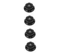 MAGICLULU 4 Pièces Couvercle Du Thermostat Thermique Bouton Du Four Fours Bouton De Friteuse à Air Boutons De Four De Remplacement Couverture Seul Boutons De Cuisinière Pour Plastique Noir