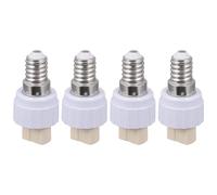 MAGICLULU 4pièces Adaptateur Douille Lampe vers Céramique Convertisseur Ampoule LED et Halogène et Compact pour Installation Facile