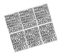 MAGICLULU 6feuilles Stickers Lettres Autocollants pour Décoration Murale Sticker Mural Alphabet Repositionnable Mural Apprentissage des Lettres pour Chambre