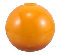 MAGICLULU Abat-jour en Verre Sphérique Jaune pour Lampe de Plafond, Ouverture Large et Diffusion Lumineuse Uniforme, Diamètre 20cm, pour Remplacement de Globe