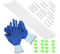 MAGICLULU Arceaux de Serrage, Cerceaux D'arche, 1 Set, Plastique, pour Légumes, Film Isolant en Hiver, Anti-Gel, Raccourcit la Période de Croissance