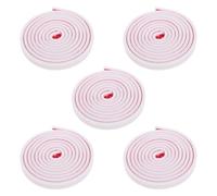 MAGICLULU Bande D'étanchéité Facile à Installer 5 Rouleaux Blanc pour Fenêtre en Tpe Auto-adhésive et Découpable, pour Amélioration Intérieure DIY Maison
