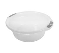 MAGICLULU Bassine Ronde en Plastique avec Poignées, Lavabo Portable pour Lavage des Mains et Bain des Pieds, Facile à Surveiller la Qualité de L'eau, pour Animaux et Usage Domestique