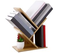 MAGICLULU Bibliothèque d'arbre Dispositif Anti-basculement Étagère Ouverte Facile à Assembler en Panneau de 3 Niveaux pour Salon et Appartement