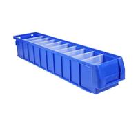 MAGICLULU Boîte à Outils de Classification des Vis en Polyéthylène Bleu Plateau Séparateur, Coffret Moderne et Élégant pour Rangement Organisé Bureau Extérieur