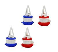 MAGICLULU Boîte De 4 Pièces déflecteur de Boisson séparateur de Briques de de Bec verseur et Bouchon verseurs de Boite Plastique Liquide Carton de Lait Bouteille Robinet vin Abdos