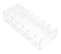 MAGICLULU Boîte de Rangement Transparente Compartimentée pour Palettes de Fards à Paupières, Organisateur de Cosmétiques Couvercle pour Table de Maquillage et