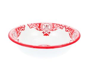 MAGICLULU Bol Émaillé Épais Peu Profond, Bassin de Soupe, Usage Maison | Empilable, Bords Lisses, Entretien Facile, Présent de Crémaillère, pour Chats et Chiens