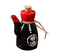 MAGICLULU Bouteille À Condiments En Céramique Pot À Huile De Style Japonais Distributeur D’Assaisonnement Pour Sauce Soja Et Épices Pour Cuisine Maison 13.00 X 7.00 X 7.00 cm