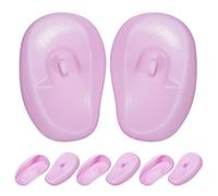 MAGICLULU Cache-oreilles et Multifonctions en Silicone Lavande Lot de 4 Paires Réutilisables pour Protection des Oreilles pour Teinture Capillaire à Domicile