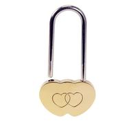 MAGICLULU Cadenas Concentrique en Cuivre Or 50mm sans Clé Haute Brillance pour Couple Décoration Mariage et Accessoires de Mariage Souvenirs D'amour