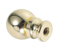 MAGICLULU Capuchon de Lampe en Alliage D'aluminium Or Tête Ronde et Filetage 1/4-28 pour Abat-jour, Finition Polie Lisse, Décoration Élégante pour Lampe de Maison et DIY