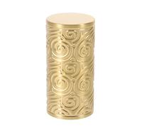MAGICLULU Capuchon de Poteau Rond en Laiton Finition Artistique, Embout de Main Courante Élégant pour Projets DIY en Extérieur, Touche Raffinée et Design Rétro
