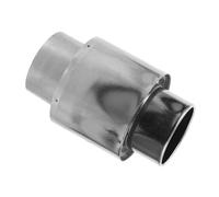 MAGICLULU Clapet Anti-retour Couvre-vent Décoratif Argenté en Acier Inoxydable Protège le Gel en Hiver pour Tuyau D'évacuation de Chauffe-eau à Gaz Cuisine et Maison