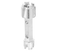 MAGICLULU liquet Double Embout pour Évier, Écrous Difficiles | Deux Trous pour Tournevis, Démontage Rapide, Alliage D'aluminium Mat, pour Éviers et Chauffe-eau