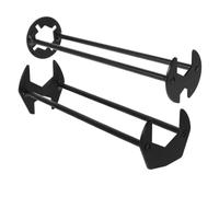 MAGICLULU Clé à Évier Multifonction en Métal, Lot de 2 | Outil de Plomberie sous Évier avec Douille Détachable à Quatre Griffes et Hexagonale pour Tuyau de Robinet