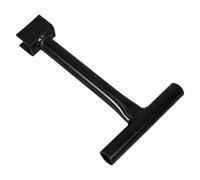 MAGICLULU Clé à Soupape à Long Manche 21mm, Prise Antidérapante Noire | Métal, Ouverture 21mm, Position Stable, pour Vannes D’arrêt et Petits Robinets, Usage Seul