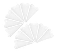 MAGICLULU Cônes en Papier pour fête, 50 pièces, Cornets artisanaux pour Lancer de confettis, Support confettis Mariage, décorations d'événements intérieurs, 12 cm