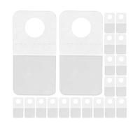MAGICLULU Crochets Autocollants Transparents en Pvc Lot de 250 Languettes Adhésives et Design à Trou D’avion, à Suspendre sans Dommage pour Salle de Bain et Bureau