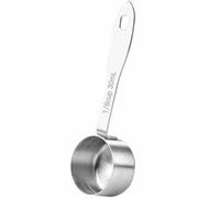 MAGICLULU Cuillère Doseuse Compatible Cacao et Café Argentée 30ml en Acier Inoxydable sans Bord Style Classique, Lave-vaisselle Sûr Cuisine et Pâtisserie