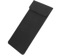 MAGICLULU Dossier En Pvc Texturé Pour Commandes Porte-chèques De Restaurant Livret De Menus Et Bloc-notes Pour 10x20 Cm Noir Pratique Et Élégant