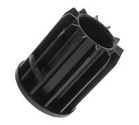 MAGICLULU Douille de Guidage pour Chaise de Bureau, Limiteur à Gaz Noir | Plastique, Insert à Collerette et Ajustement Nervuré, Amortit les Vibrations, Réduit le Bruit de Friction