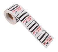 MAGICLULU Étiquettes Autocollantes de Rappel Vidange Huile Voiture 300pcs Noir Papier Couché Facile à Retirer pour Entretien Automobile